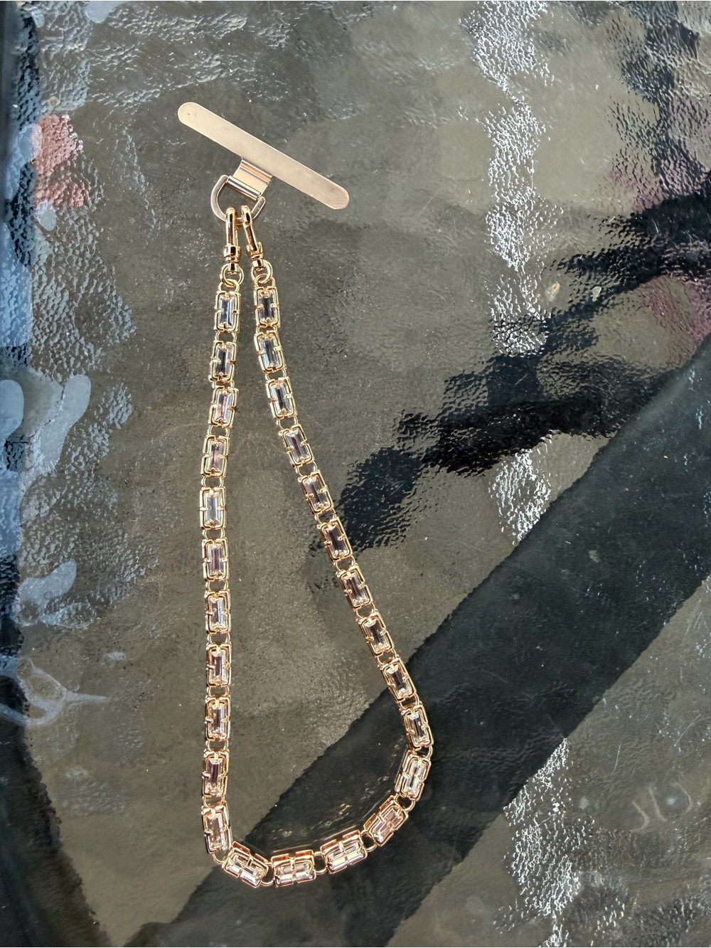 Crystal phone chain